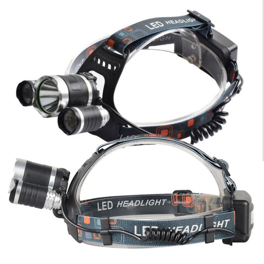 Professionelle LED-Stirnlampe (5000 Lumen) - Multifunktional und Wiederaufladbar