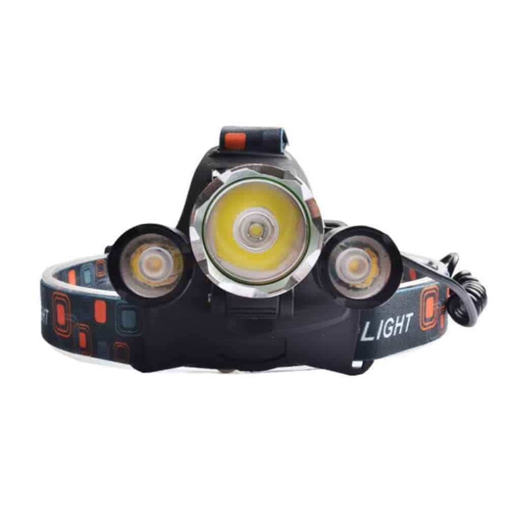Professionelle LED-Stirnlampe (5000 Lumen) - Multifunktional und Wiederaufladbar