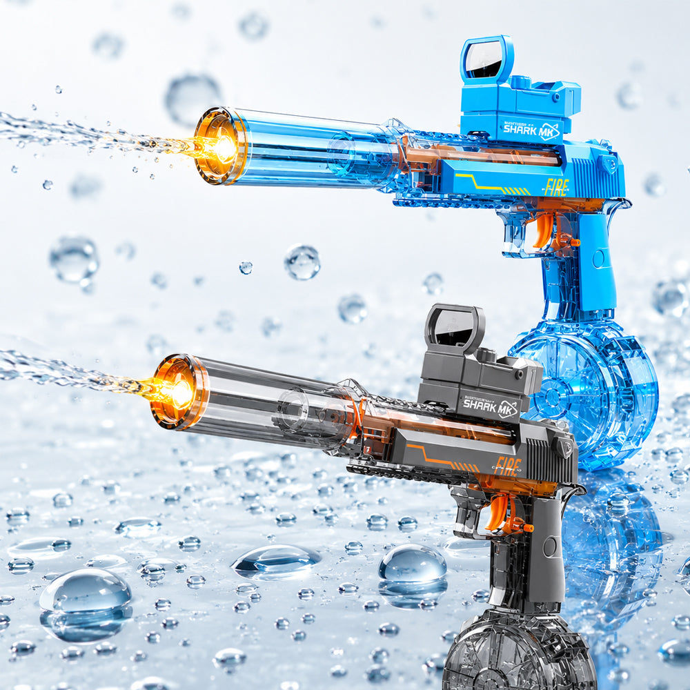 Wasserpistole – elektrisch mit coolem LED-Licht
