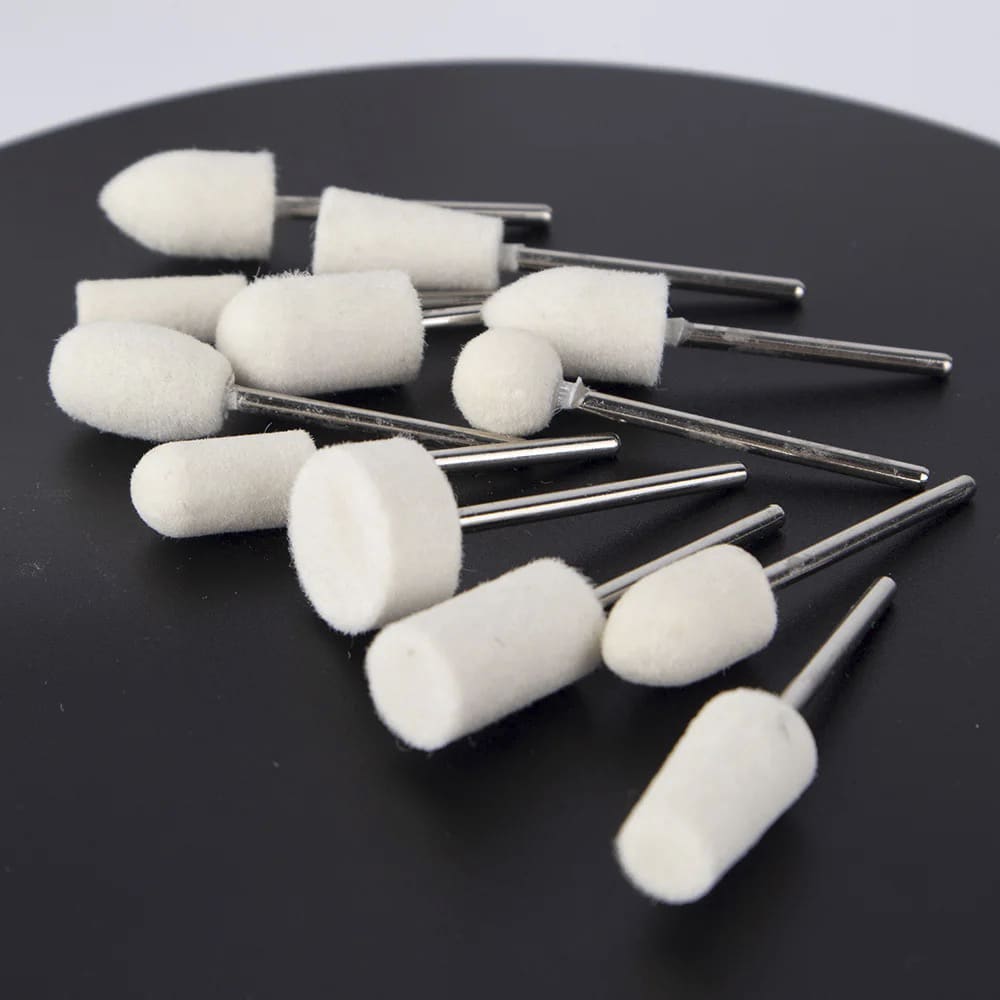 Nagelbohrer-Set - 12 Teile - für Polieren und Formen