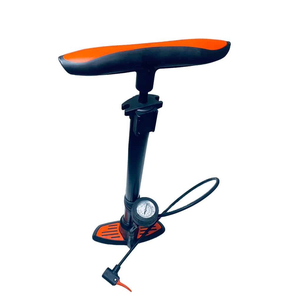 Fahrradpumpe Deluxe: 11 bar/160 PSI mit Integriertem Manometer