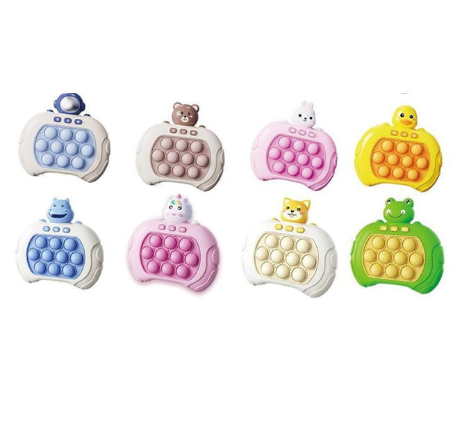 Quick Push Pop It Spiel - viele Farben und Modelle -