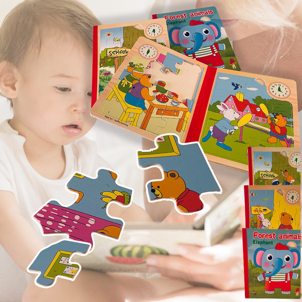 Mein kleines Puzzlebuch – Puzzles für die Kleinsten mit lustigen Motiven