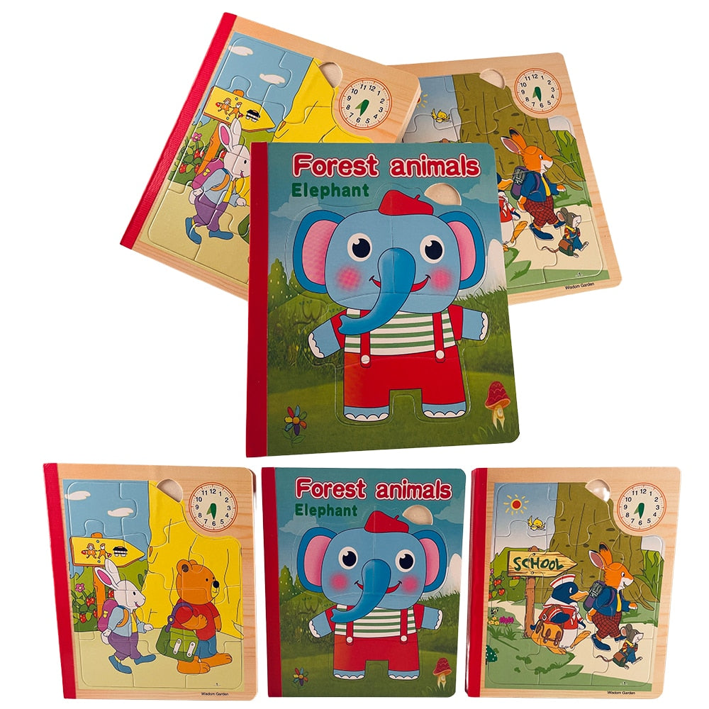Mein kleines Puzzlebuch – Puzzles für die Kleinsten mit lustigen Motiven