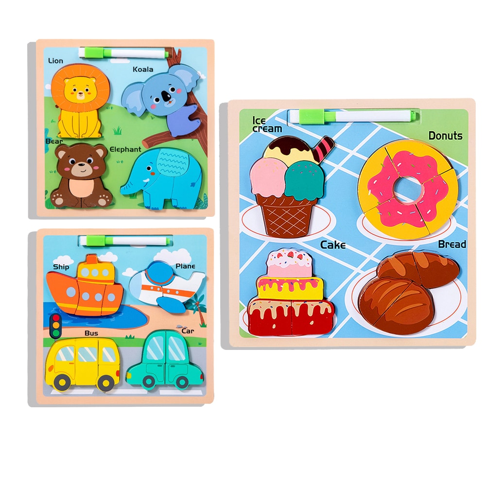 3D-Puzzle - kreatives Lernspielzeug für die Kleinsten -