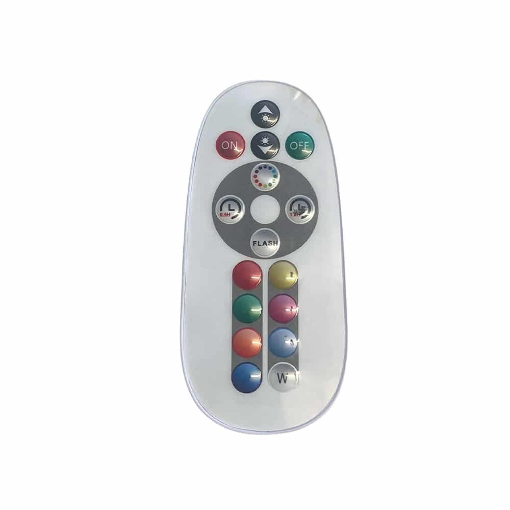 Tischleuchte LED mit Griff - quadratisch oder oval - RGB-Farbwechsel