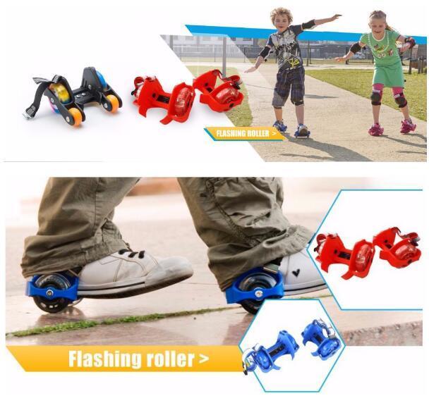 Rolle für Schuhe mit Blitzeffekt (LED-Licht)