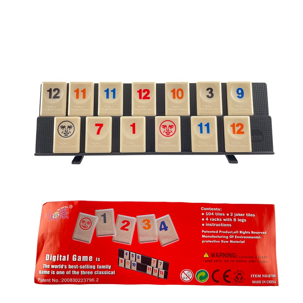 Rummikub - klassisches Familienbrettspiel - 2-4 Spieler