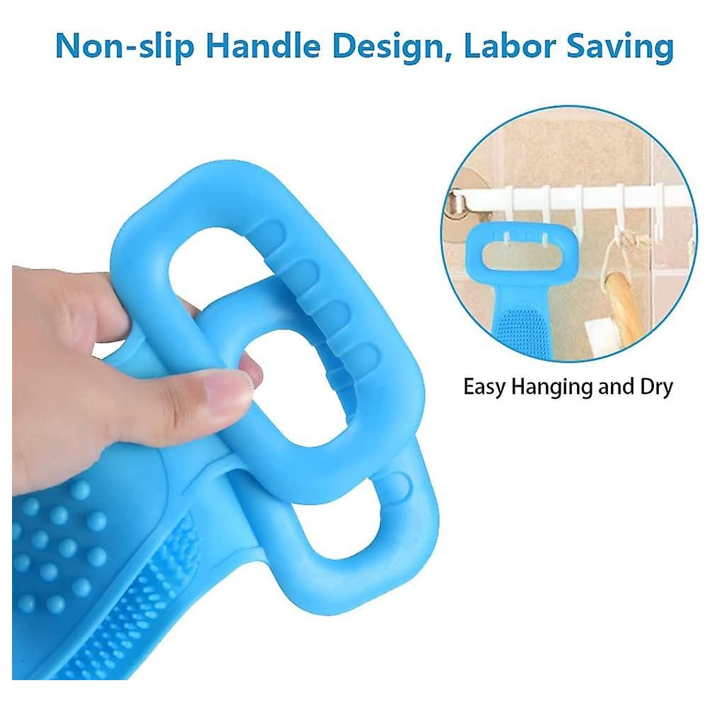 Rückenschrubber / Badebürste - Doppelseitiges Silikon