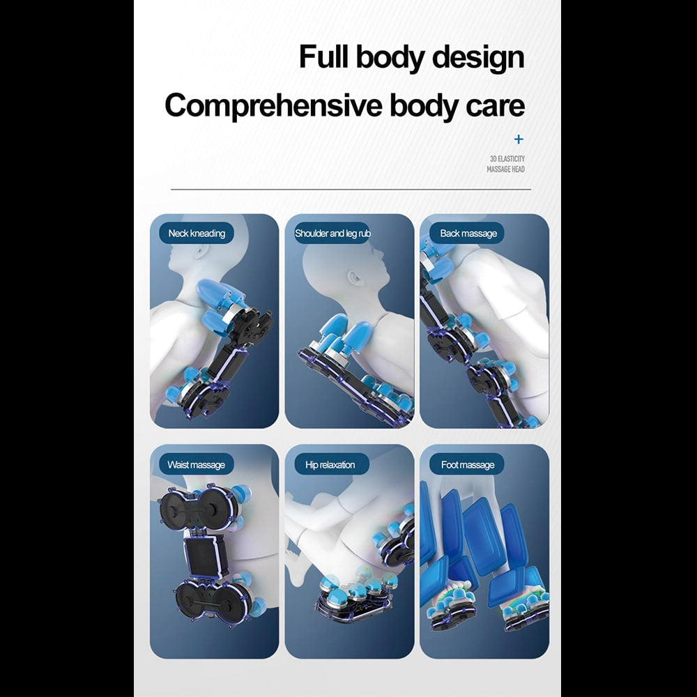 Massagesessel 8D mit Zero Gravity und Wärmetherapie