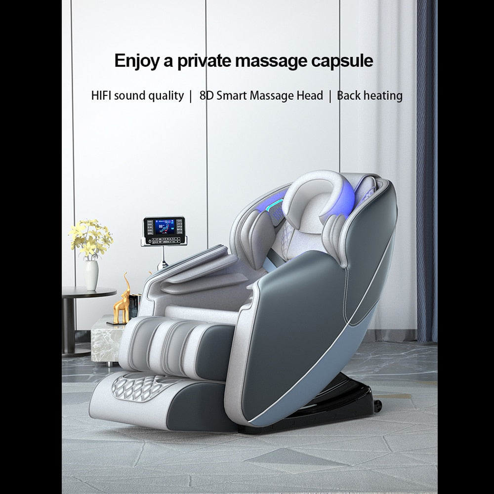 Massagesessel 8D mit Zero Gravity und Wärmetherapie