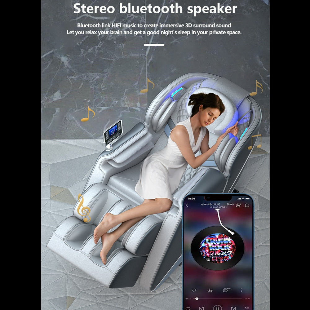 Massagesessel 8D mit Zero Gravity und Wärmetherapie