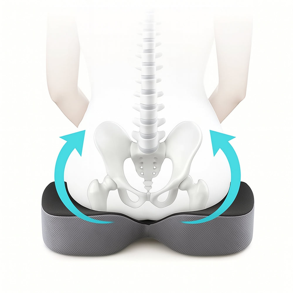 Ergonomisches Sitzkissen aus Memory Foam