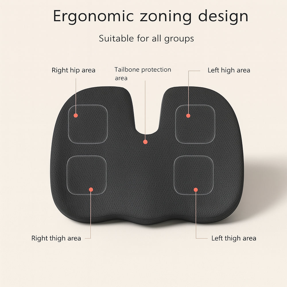 Ergonomisches Sitzkissen aus Memory Foam