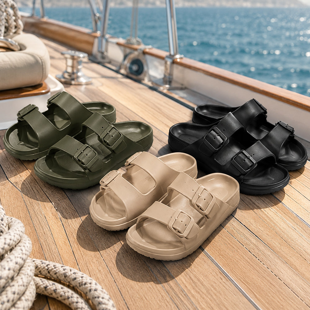 Slippers / Hausschuhe – aus weichem EVA – perfekt für Sommer, Urlaub und Entspannung