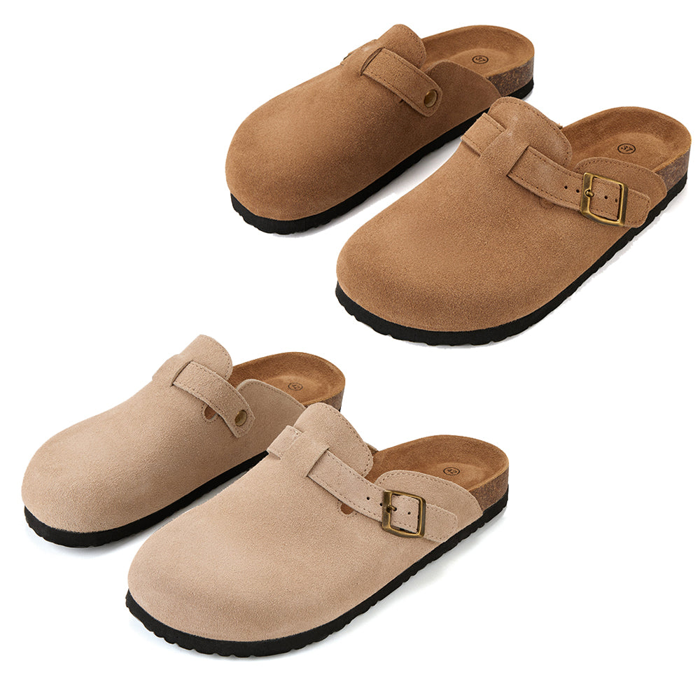Komfort und Stil in einem – Klassische Korksandalen mit geschlossener Spitze