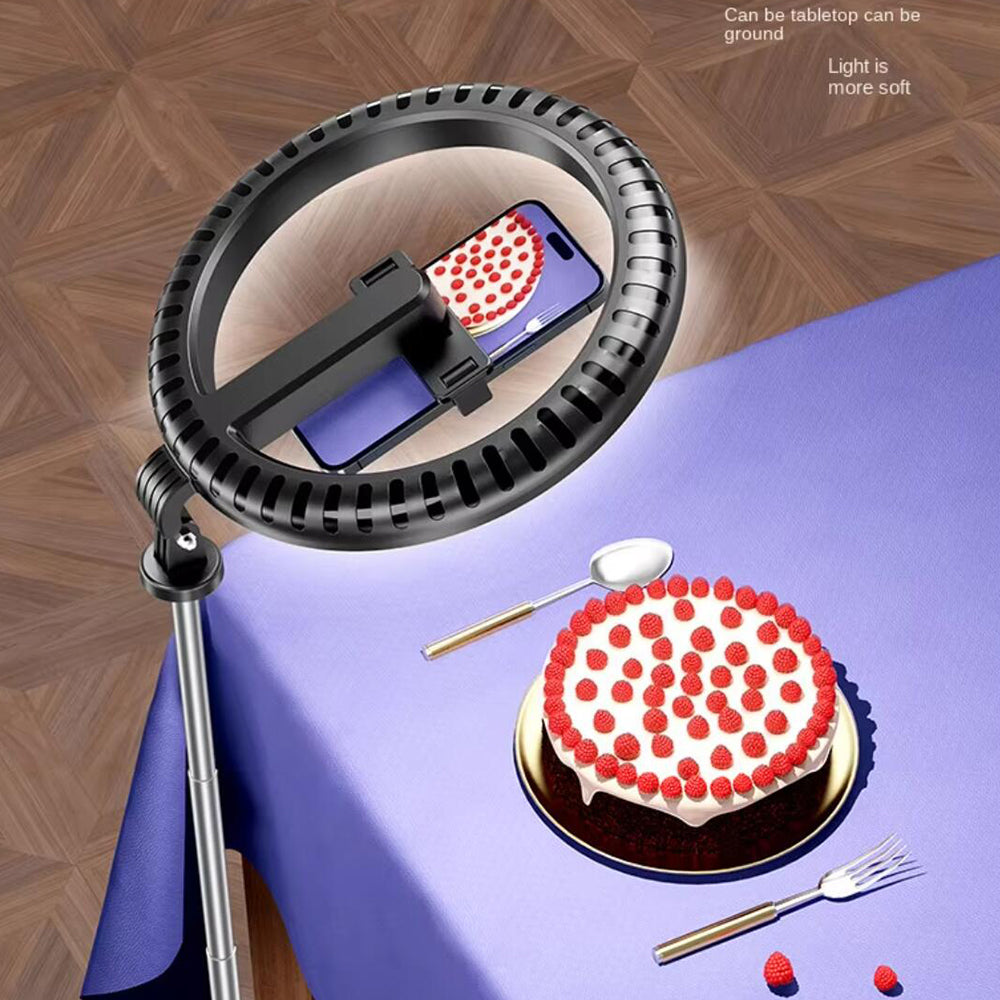 LED-Ringlicht mit Stativ und Fernbedienung