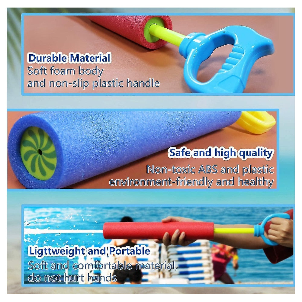 Wasserpistole Ø 5 x 40 cm Schaumstoff (verschiedene Farben)