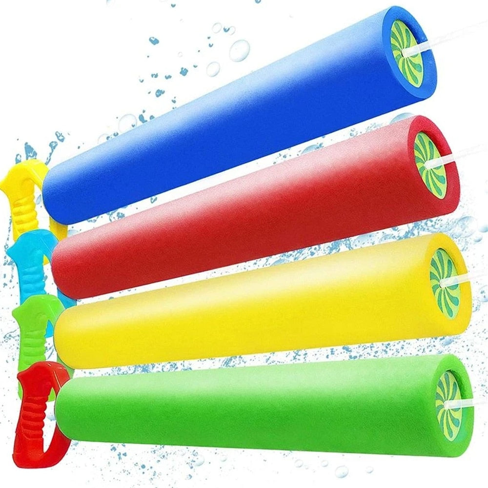 Wasserpistole Ø 5 x 40 cm Schaumstoff (verschiedene Farben)