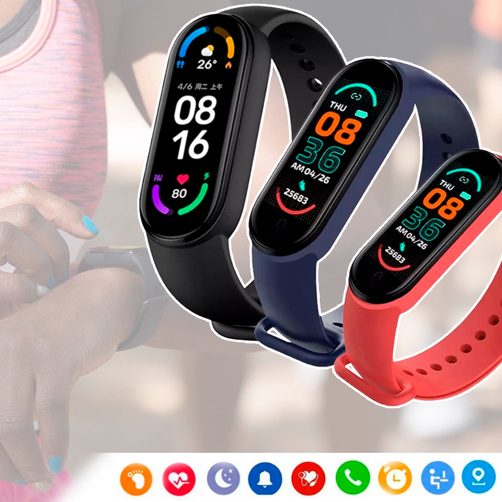 Smartwatch - mit Puls- und Blutdruckmessgerät