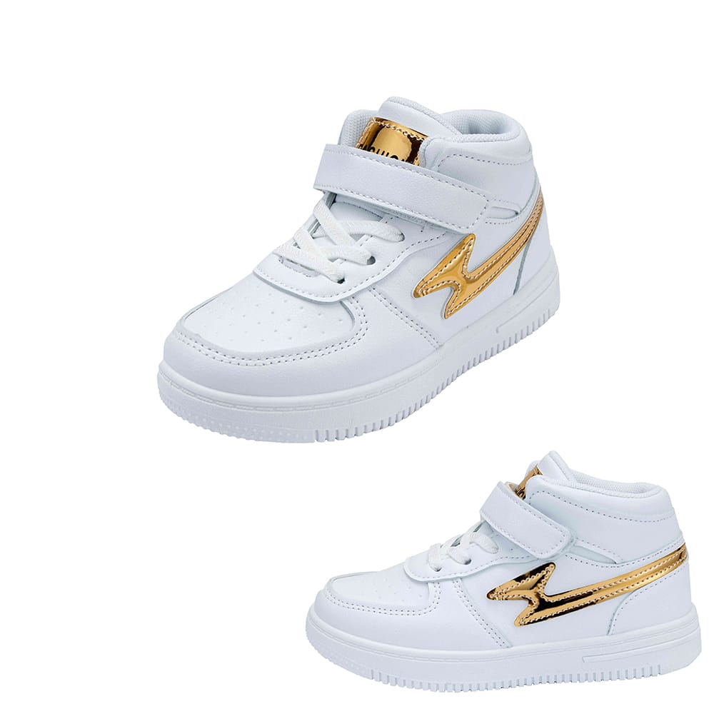 Komfortable & modische Kinderstiefel mit Golddetails