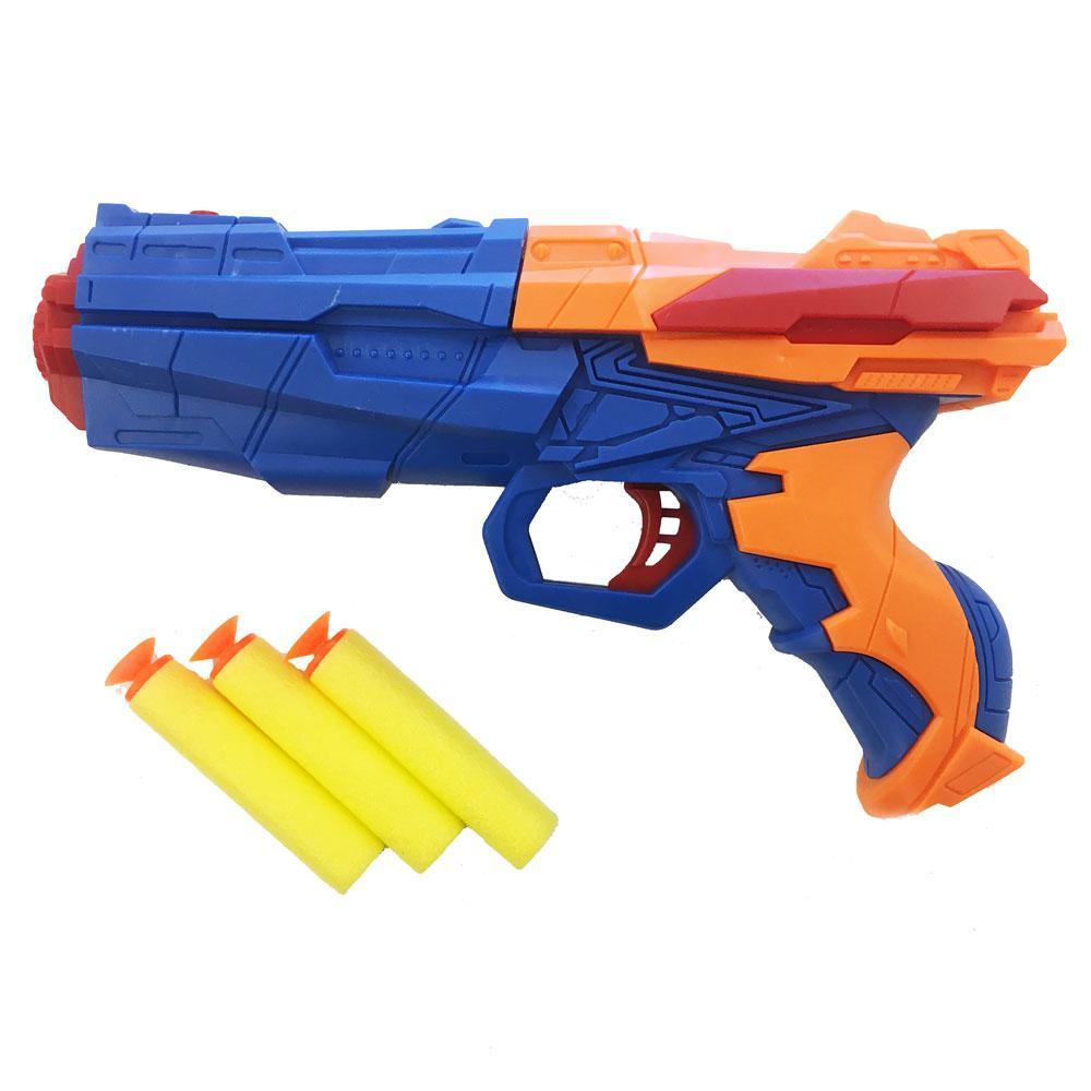 Spielzeug-Softgun mit 3 Schaumstoffpfeilen - Spielzeugpistole
