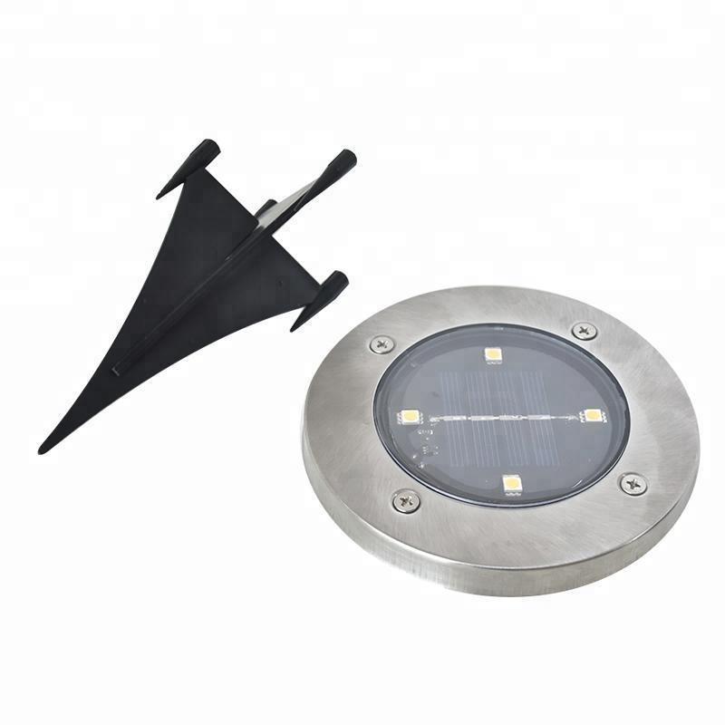Solarzellen-LED-Spot für den Garten mit Spieß (4 Stk.)