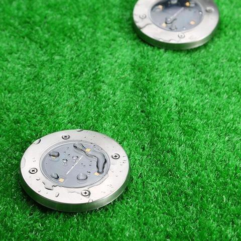 Solarzellen-LED-Spot für den Garten mit Spieß (4 Stk.)