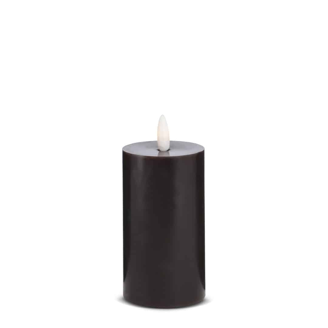 LED Kerze (1 Stück) mit realistischer 3D Flamme 5 x 12,5 cm