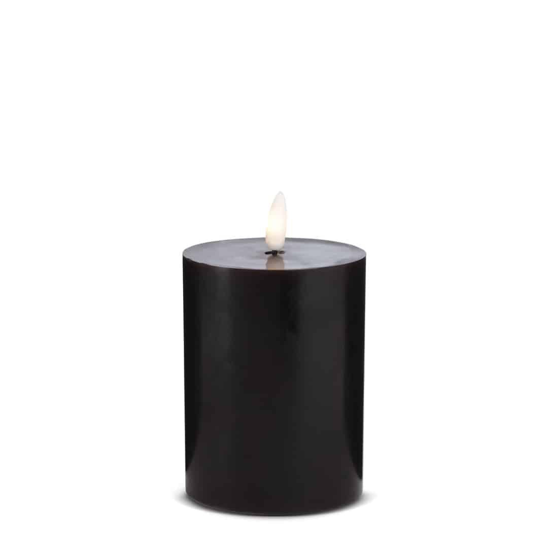 LED-Kerze mit realistisch bewegter Flamme 7,5x12,5cm
