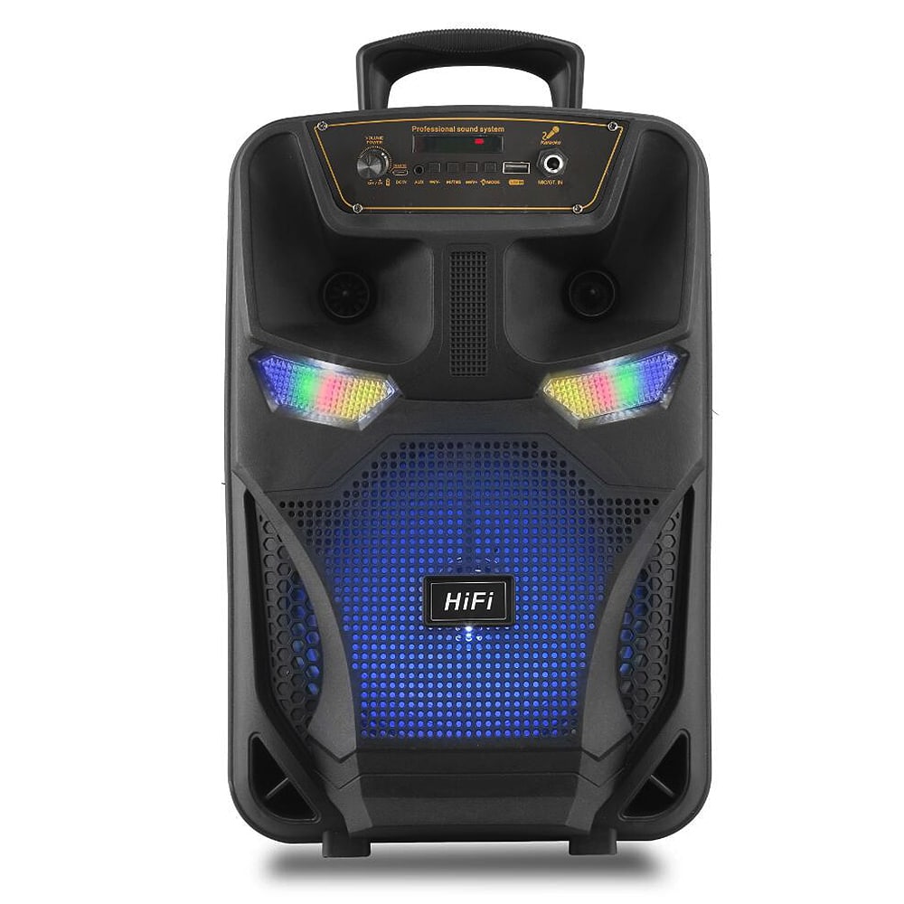 Soundbox 8" - LED-Licht und Mikrofon