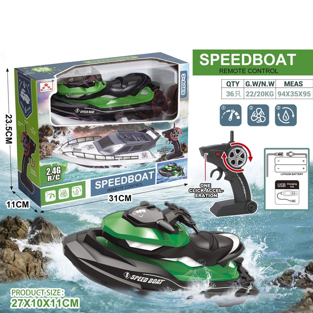 Ferngesteuerter Jetski– Grün