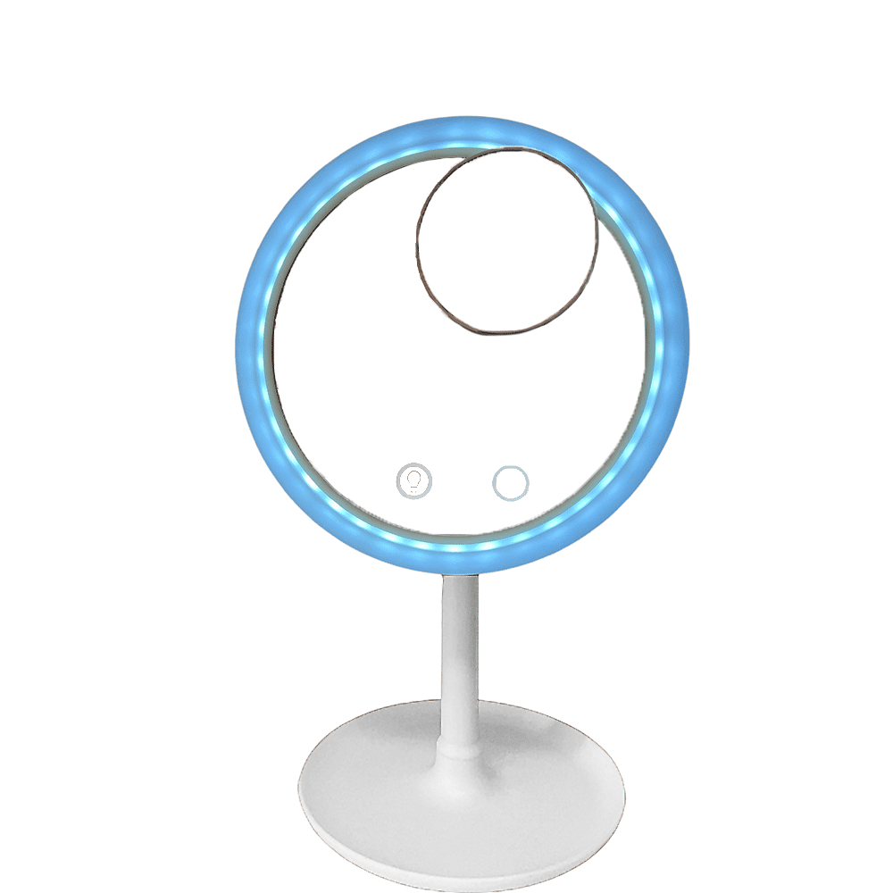 Schminkspiegel mit LED-Licht und Ventilator