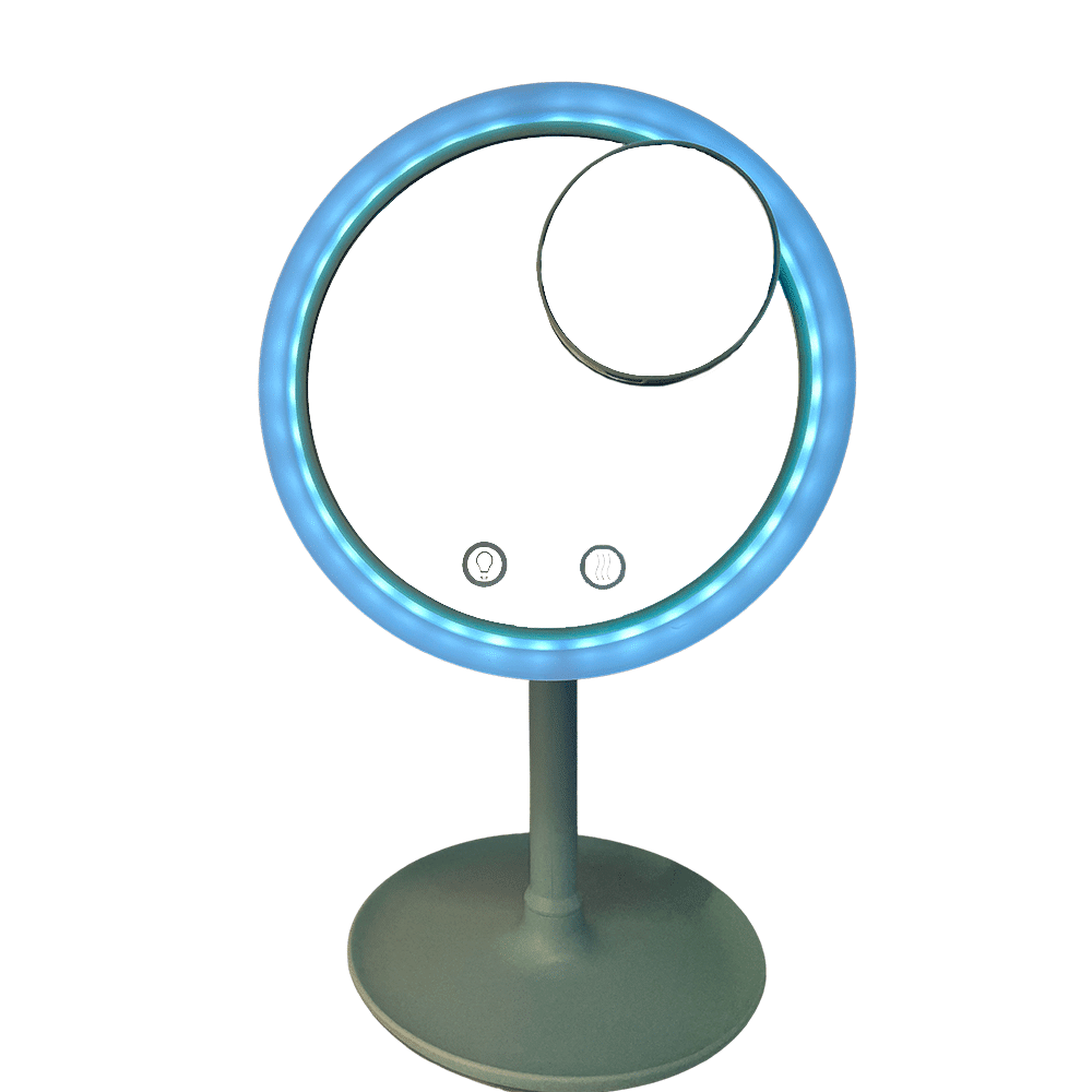 Schminkspiegel mit LED-Licht und Ventilator