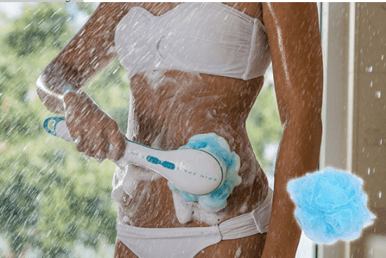 Spin Spa Elektrische Schrubb- und Massagebürste inkl. 5 Bürstenköpfe