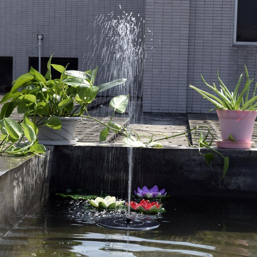 Solarzellenbrunnen (Schwimmend)