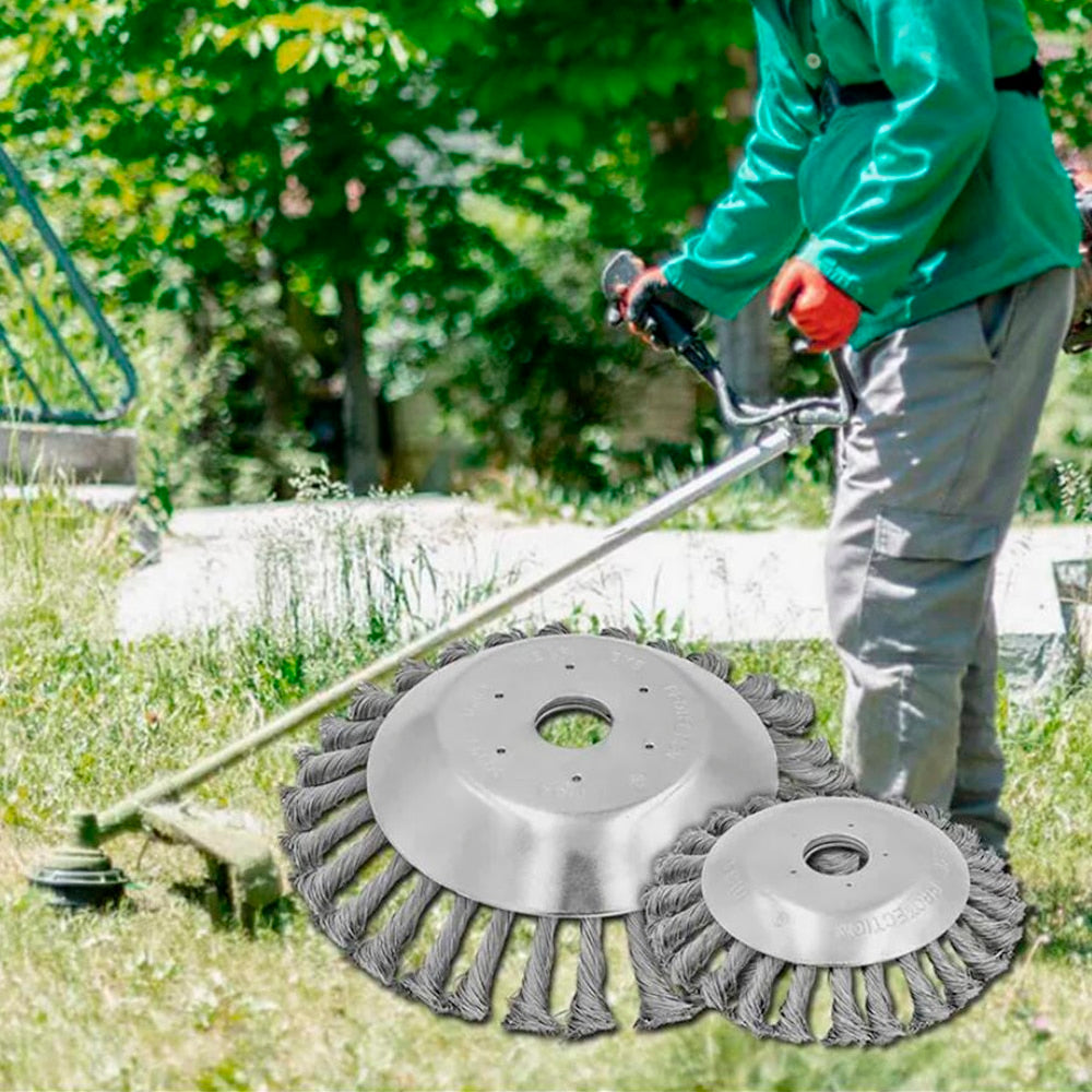 Effektive Stahlbürste 6" oder 8" zur Unkrautentfernung und Politur