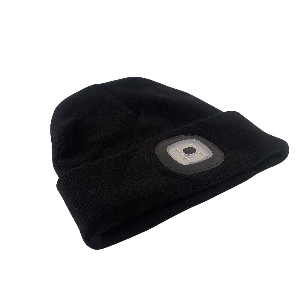 Strickmütze mit LED-Licht - Wiederaufladbar - Einheitsgröße -