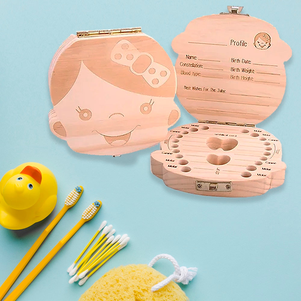Zahnbox für Kinder (zur Aufbewahrung von Milchzähnen)
