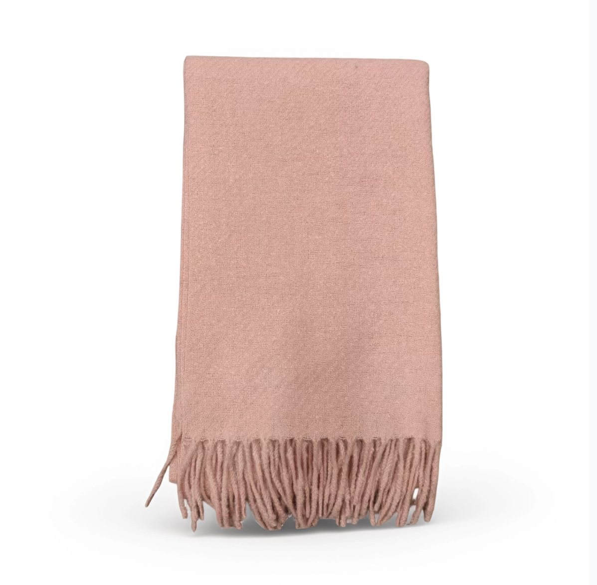Eleganter Schal mit Fransen – In mehreren schönen Farben  – 65 x 180 cm  – 230 g.