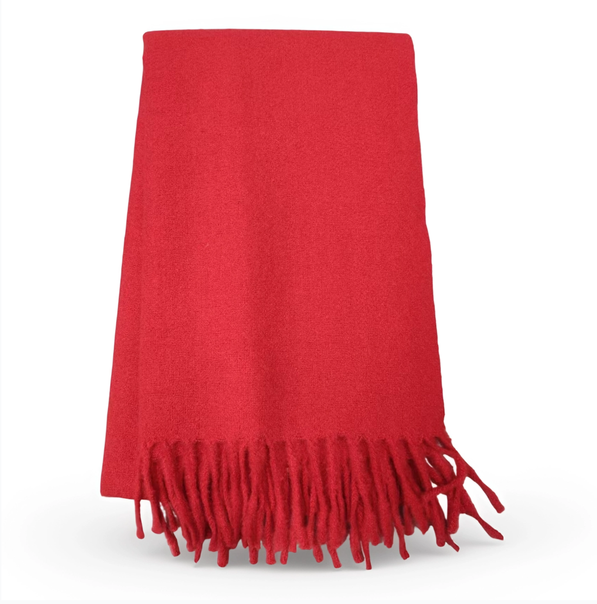 Eleganter Schal mit Fransen – In mehreren schönen Farben  – 65 x 180 cm  – 230 g.