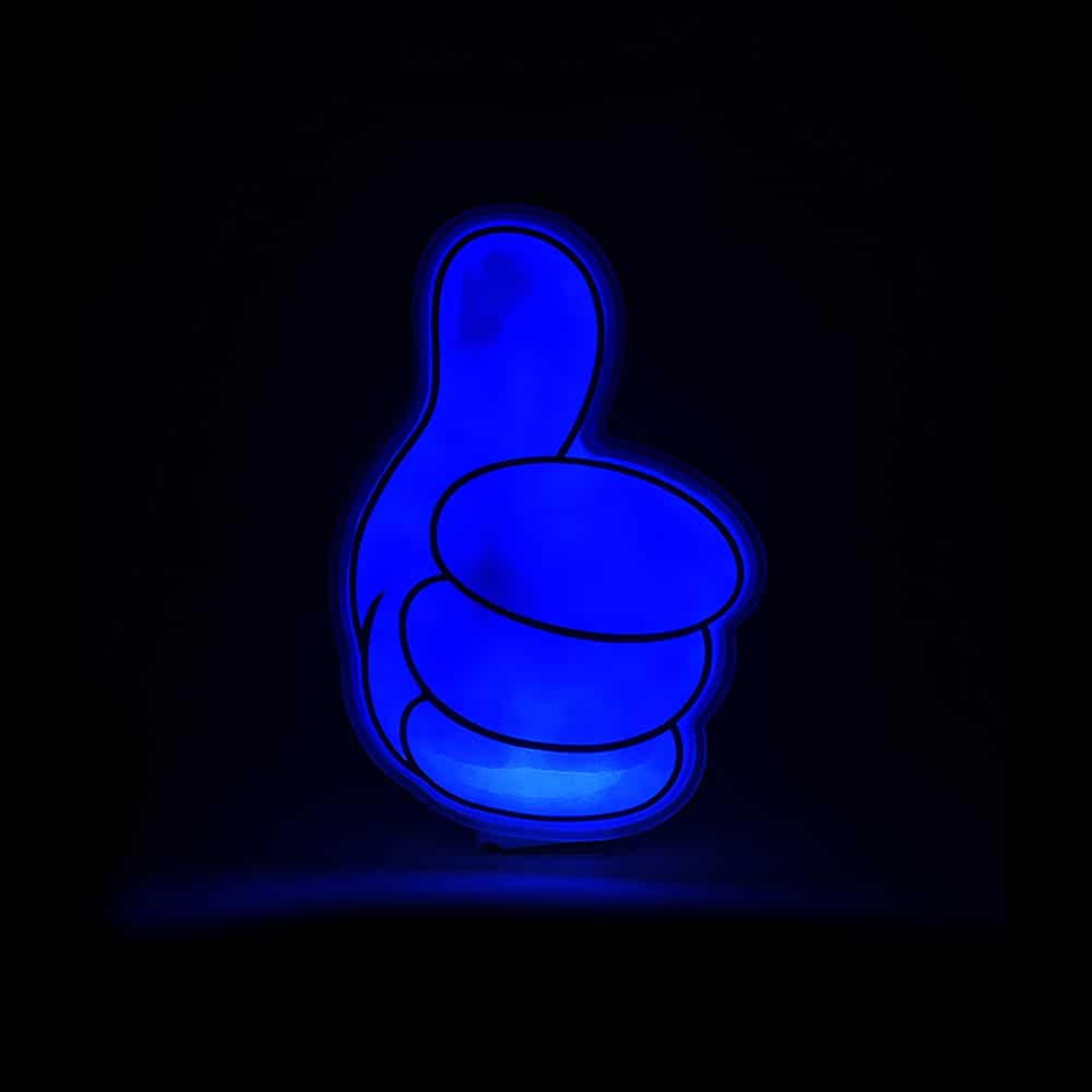 Thumbs up -Leuchtstab – selbstleuchtender Glow Stick