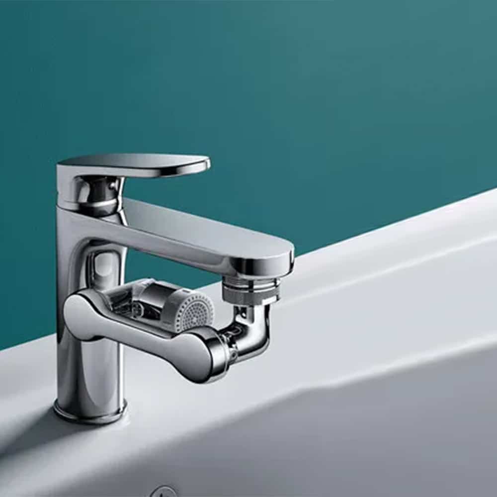 Wasserhahnverlängerung – 1080° drehbar – 2 Strahlfunktionen