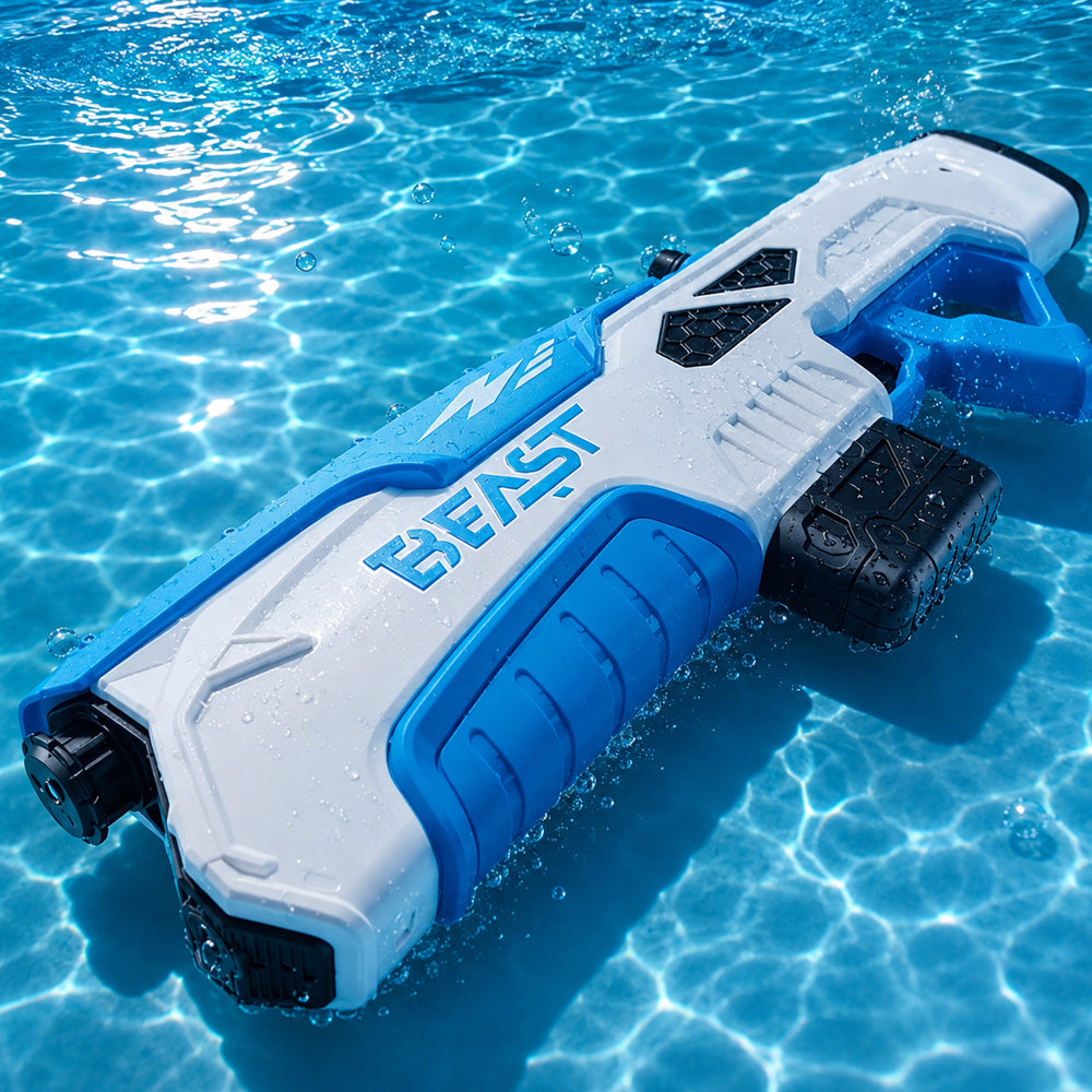 Elektrische Wasserpistole – BEAST Beauty – Kraftvolle Wasser-Action im Mega-Format!