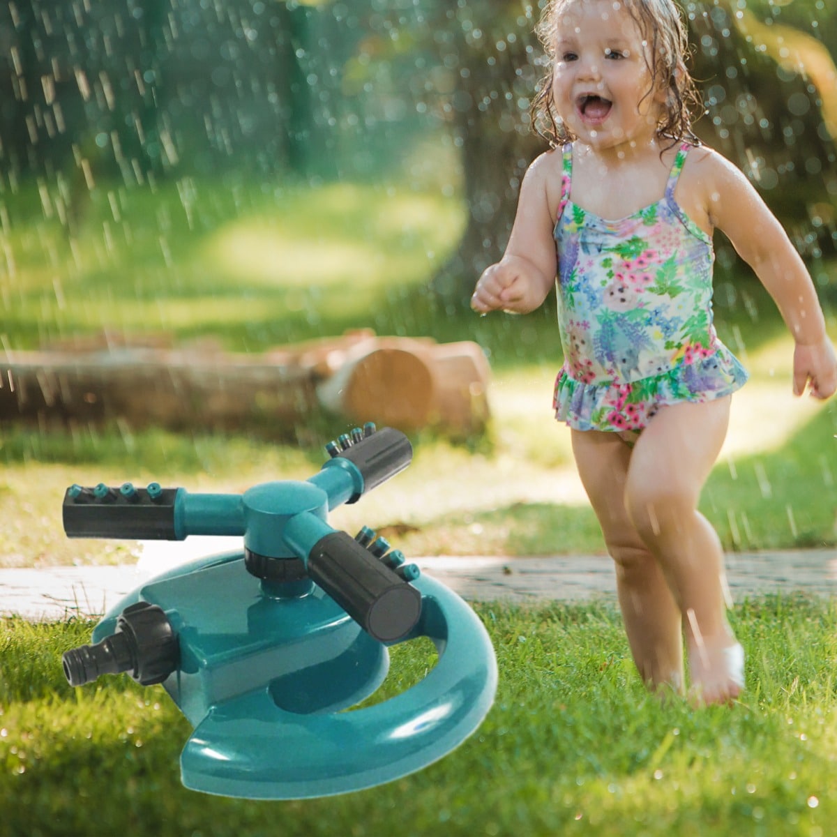 Wassersprenkler 3-armig auf Sockel