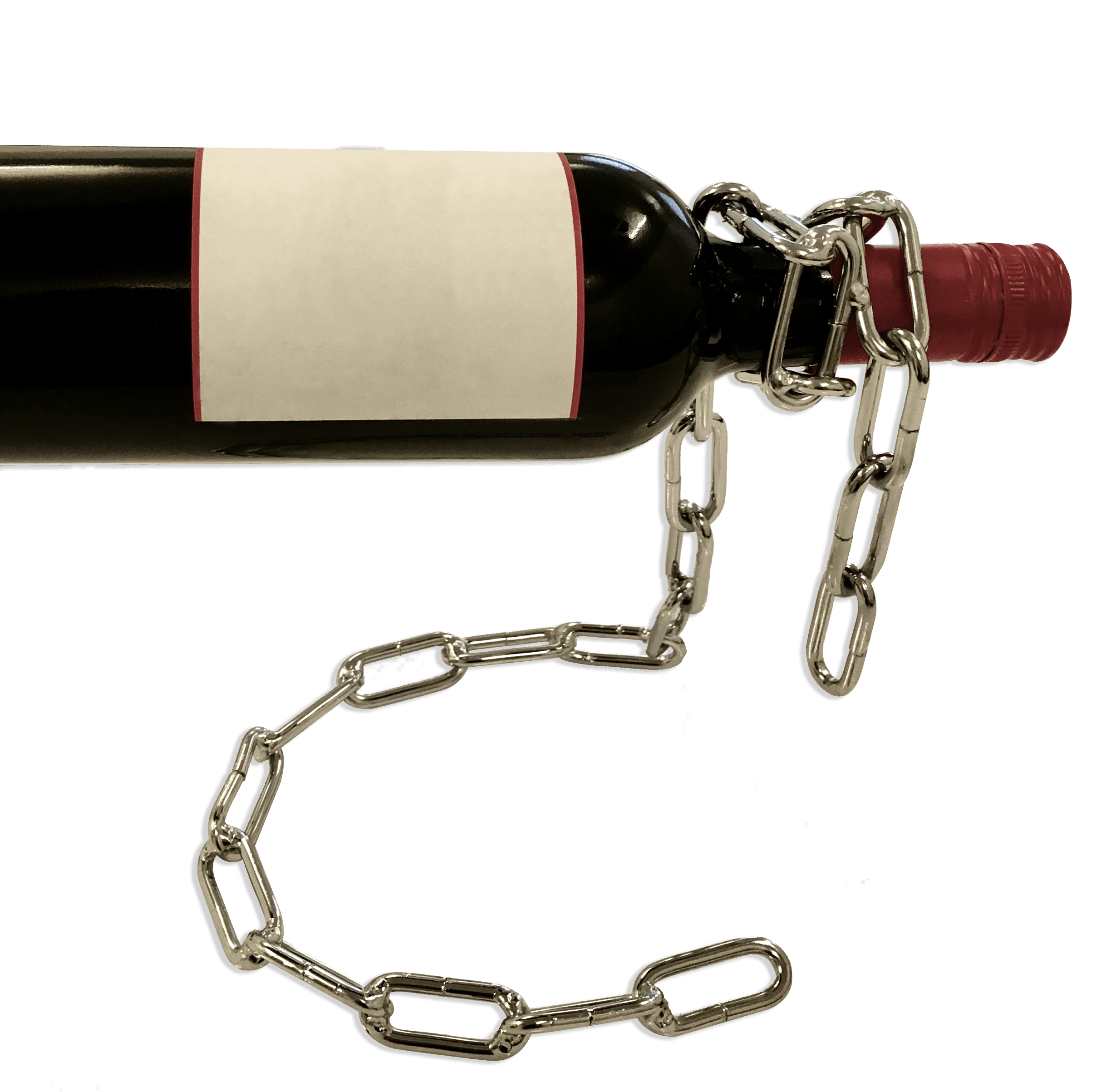 Weinhalter - Schwebend mit Metallkette