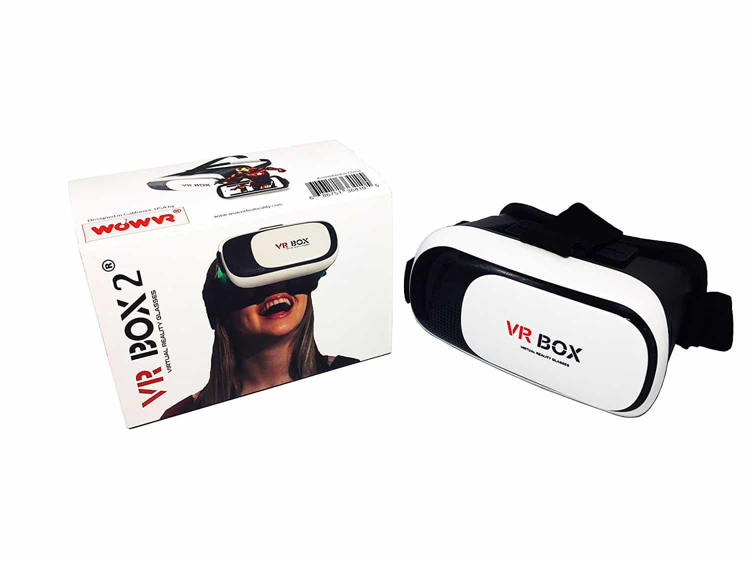 VR-Headset-Brille 2.0 - Smartphone "VR-Box" Virtual Reality 3D