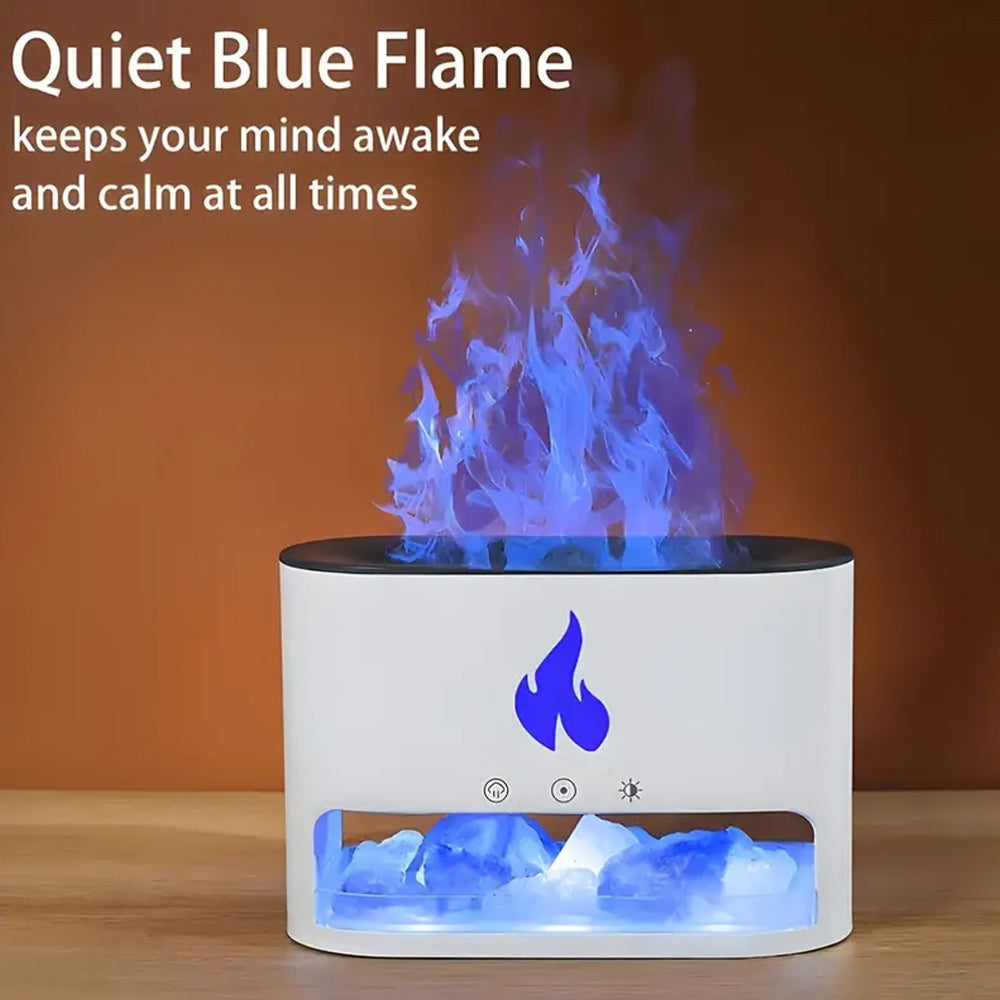 Vulkan Luftbefeuchter & Aroma Diffuser 240 ml mit Kristallsalz