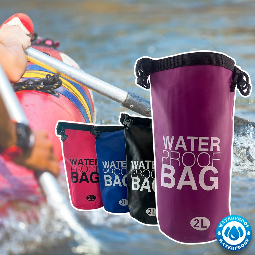 Dry bag 2 Liter - Wasserdichter Sack - mehrere frische Farben