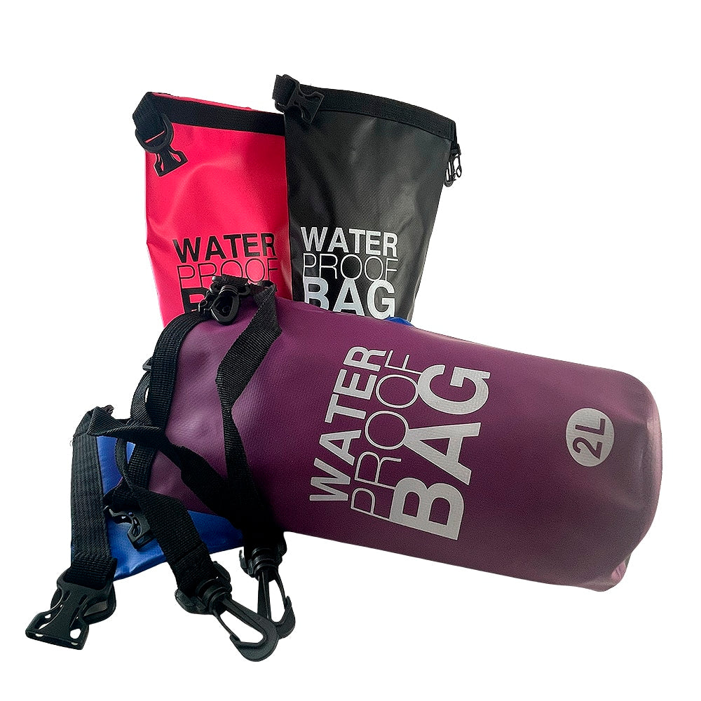 Dry bag 2 Liter - Wasserdichter Sack - mehrere frische Farben